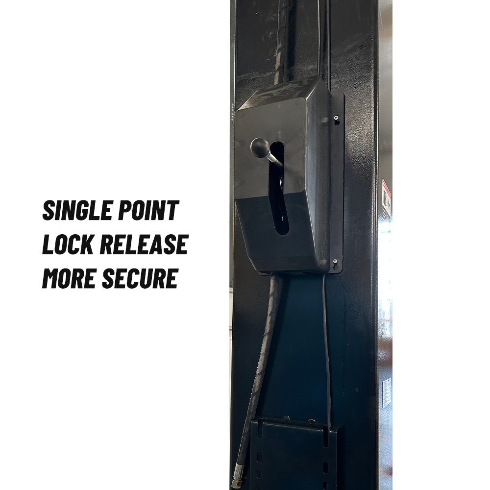 KATOOL KT-M150D 15000 lbs. Clear Floor Two Post Lift Single Lock Release