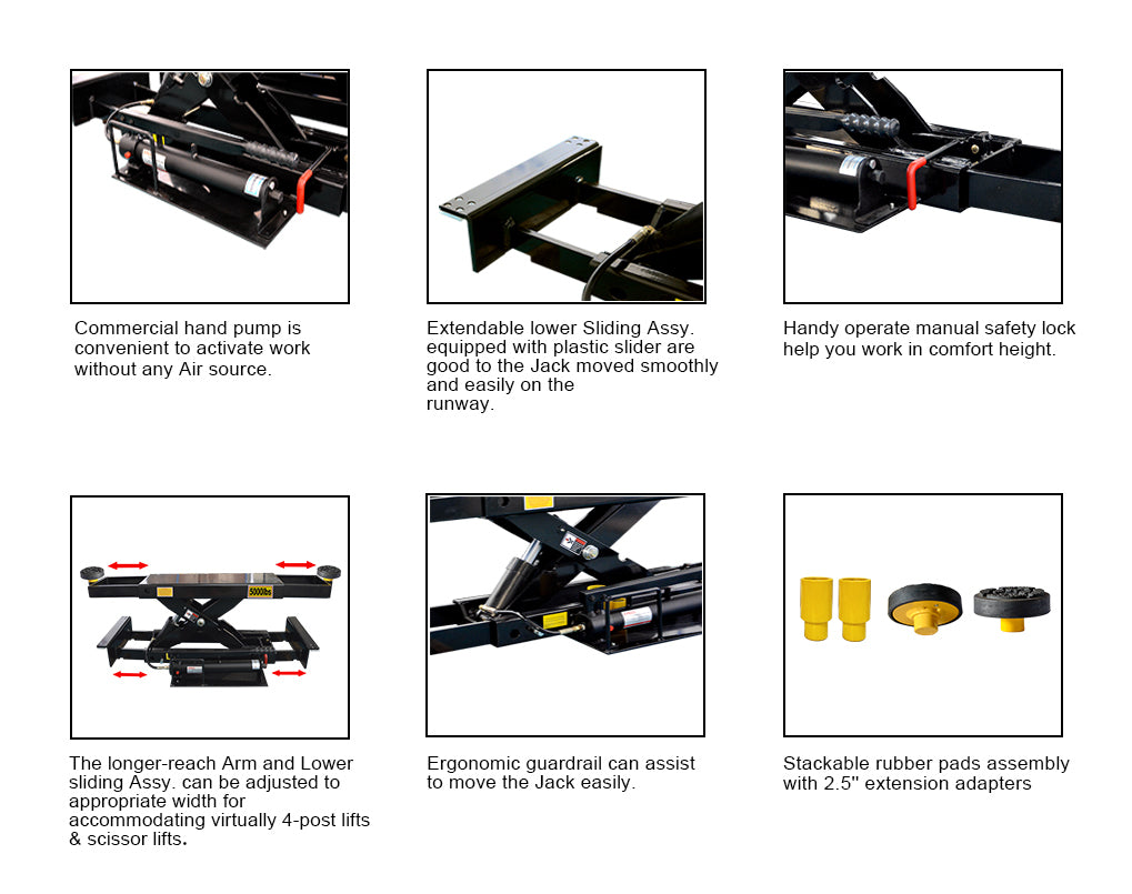 AMGO J5H Rolling Jack