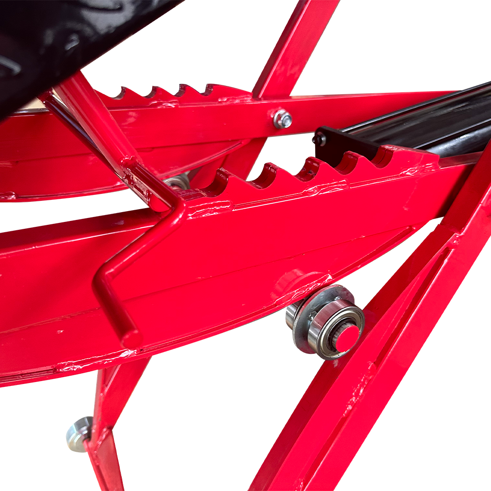 KATOOL KT-MOTO100LT Motorcycle Lift undersidemechanical locks