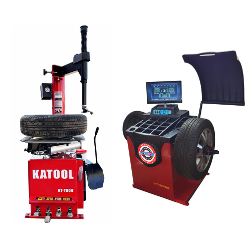 KATOOL KT-T800 & KT-B750 Tire Changer & Wheel Balancer Combo