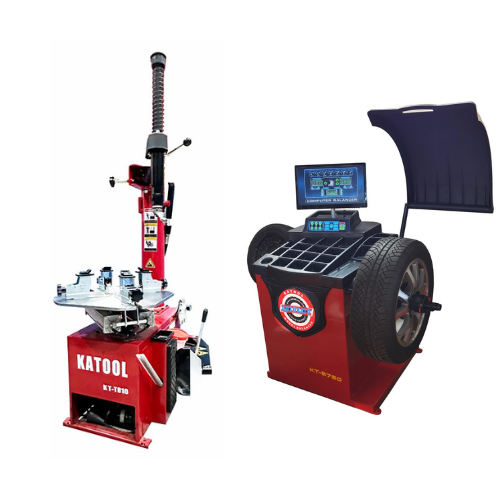 KATOOL KT-T810 & KT-B750 Tire Changer & Wheel Balancer Combo