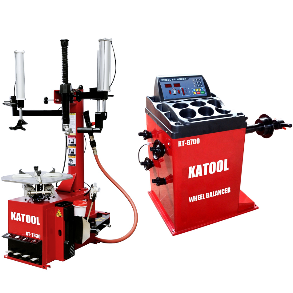 KATOOL KT-T830 & KT-B700 Tire Changer & Wheel Balancer Combo