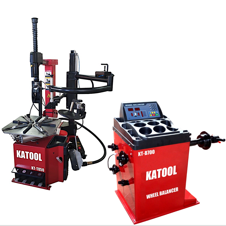 KATOOL KT-T850 & KT-B700 Tire Changer & Wheel Balancer Combo