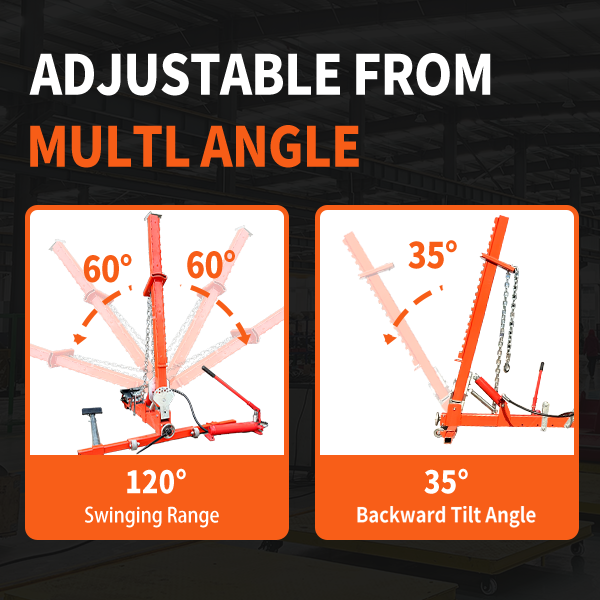 KATOOL KT-YA260 Auto Body Dent Removal Tool Pulling Machine showing how it is adjustable