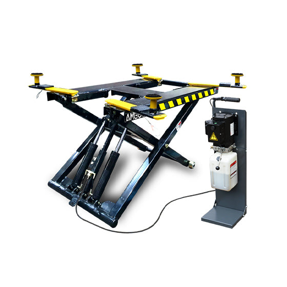amgo mid rise scissor lift 6,000 lb capacity