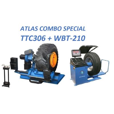 Atlas Equipment TC306 Tire Changer and WBT210 Wheel Balancer Combo