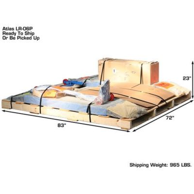Atlas LR06 Portable Low Rise Scissor Lift 6000 lb. Capacity