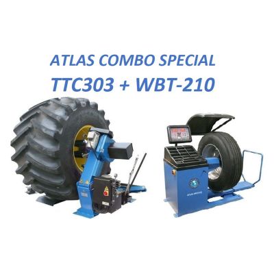 Atlas TC303 Tire Changer+WBT210 Wheel Balancer Combo