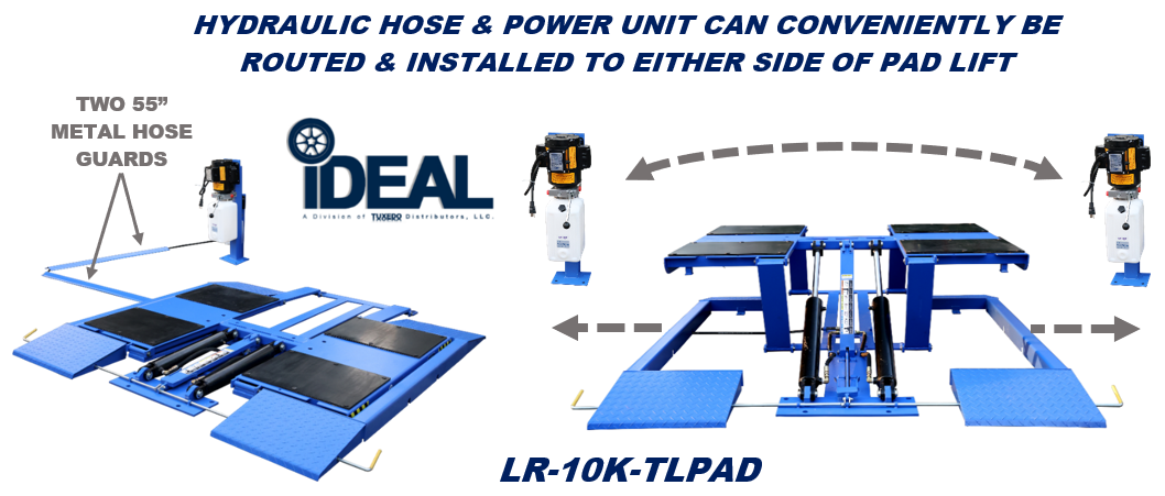 iDEAL LR-10K-TLPAD 10,000lb Low Rise Pad Lift