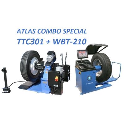 Atlas TC301 Tire Changer+WBT210 Wheel Balancer Combo