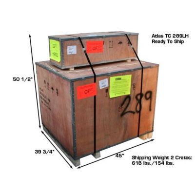 Atlas TC289LH Extra Large Rim-Clamp Tire Changer with Left Hand Assist Arm