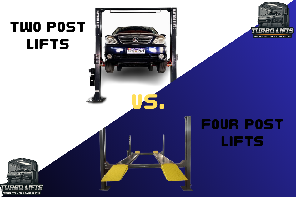 two post lifts vs four post lifts and which one is best for your garage
