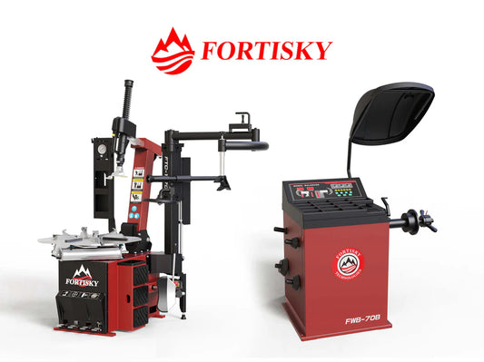 Fortisky 1670-70B Tilt Back Tire Changer & Wheel Balancer Combo