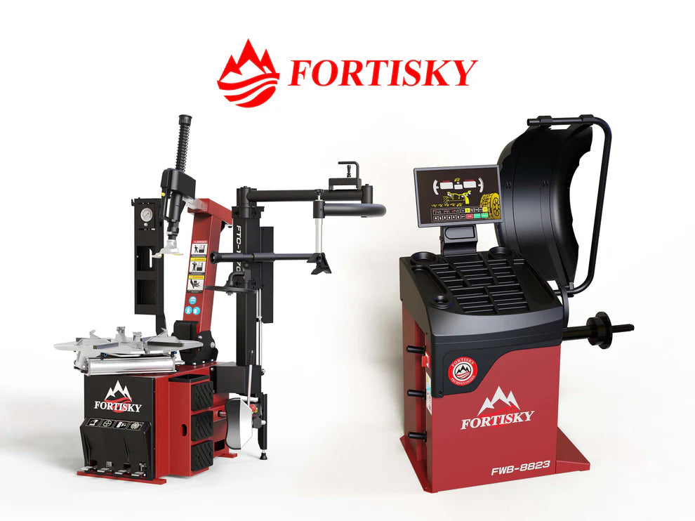 Fortisky 1670-8823 Tilt Back Tire Changer & Wheel Balancer Combo