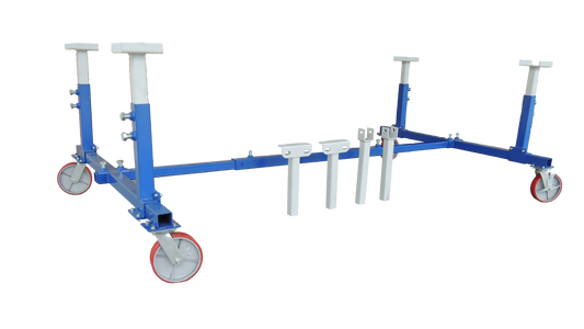 adjustable auto body cart by ideal