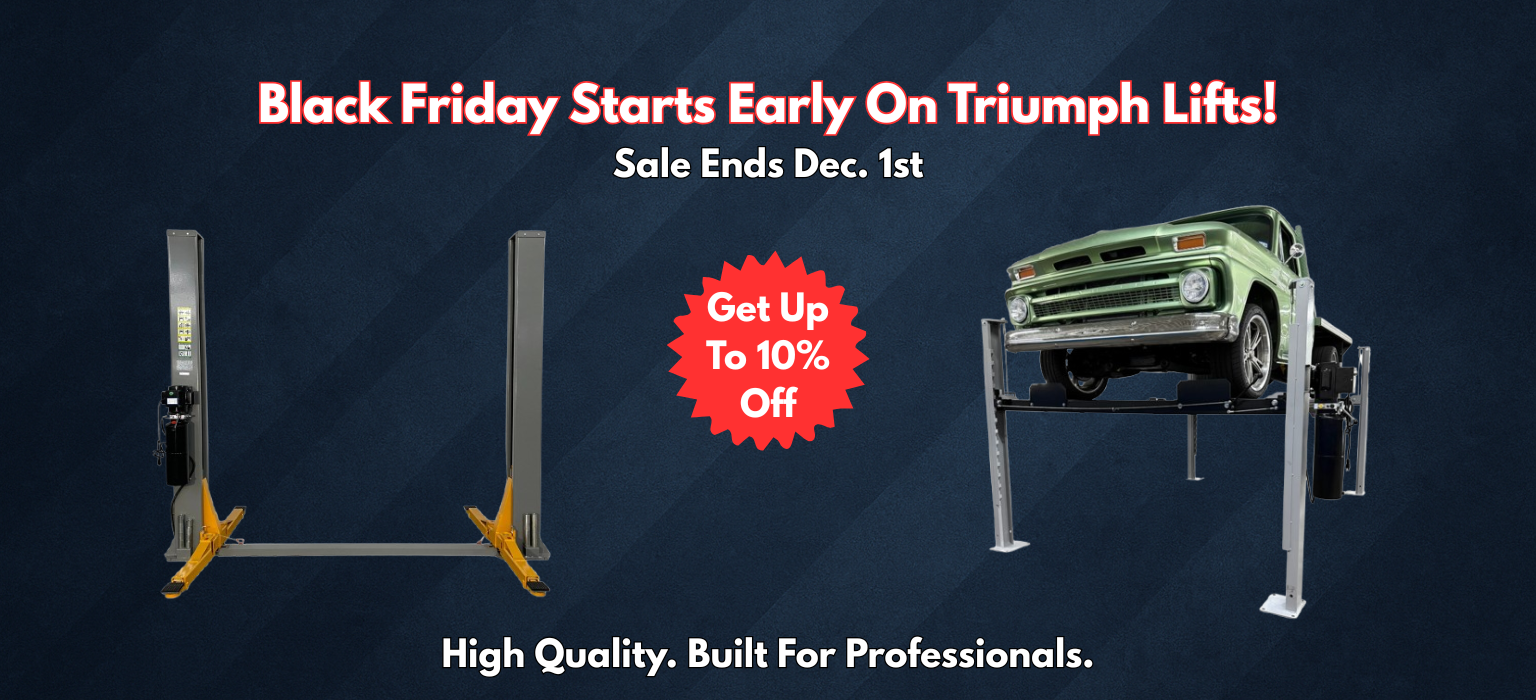 triumph car lifts black Friday sale