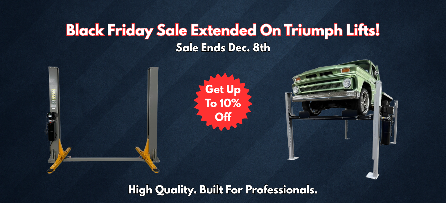 black friday extended on triumph car lifts