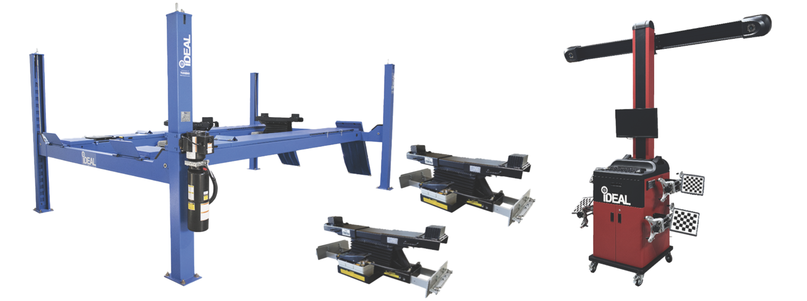 FP14KAC-X Alignment Lift / Rolling Air Jacks 7000lb / 3D Wheel Aligner Combo Kit - CK-FP14KACX-IWA-60-2000T-K