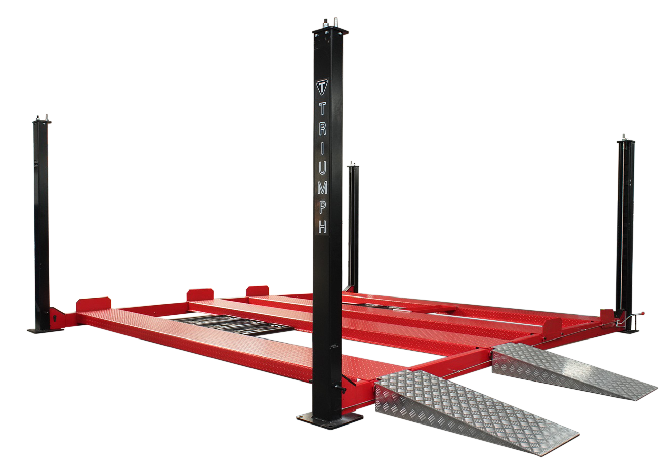 Triumph NSS-9 9,000lb Double Car Lift Four Post - NSS-9DW