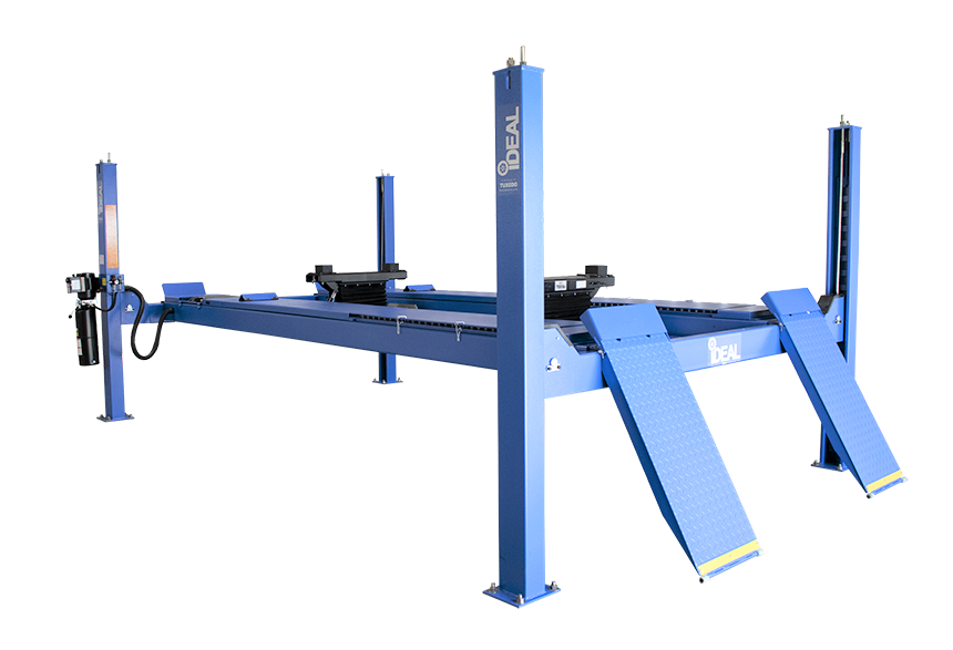iDeal 14,000lb Four Post Alignment Lift - FP14KAC-X (Cable Pull)