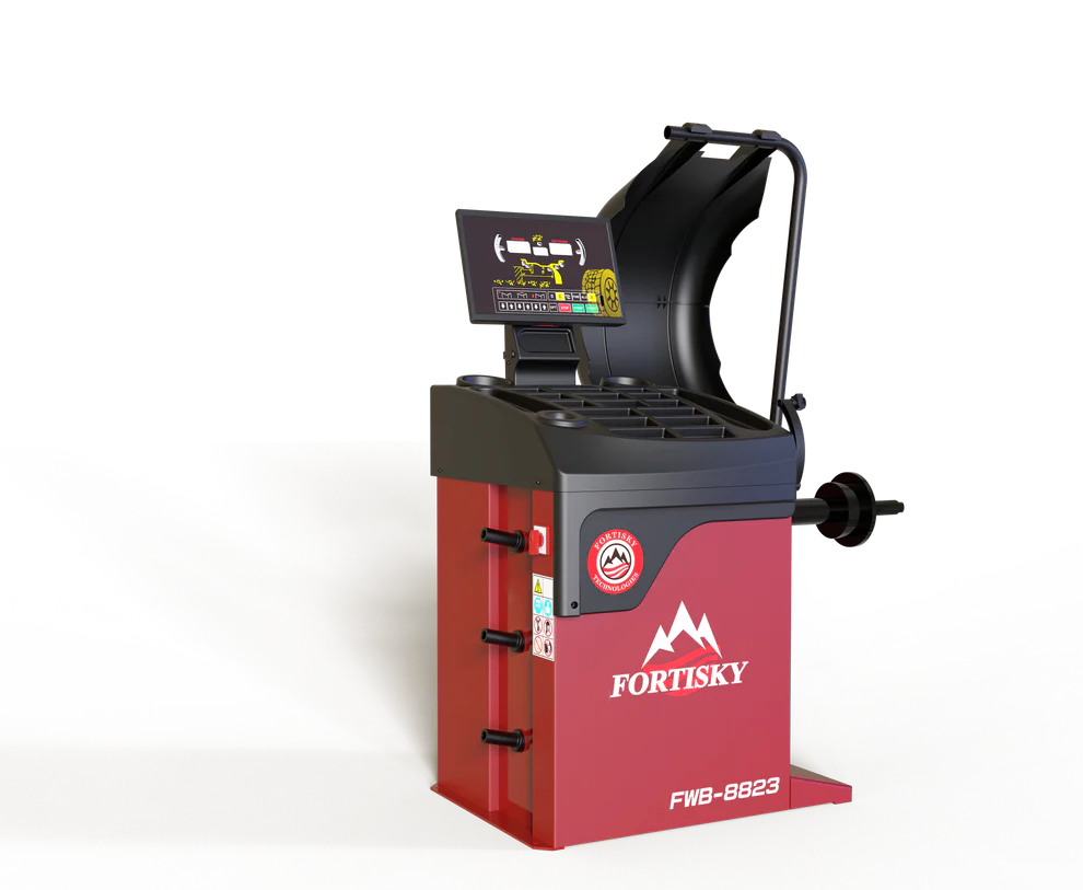 Fortisky T8-8823 Leverless Center Post Tire Changer Fully Automatic Combo