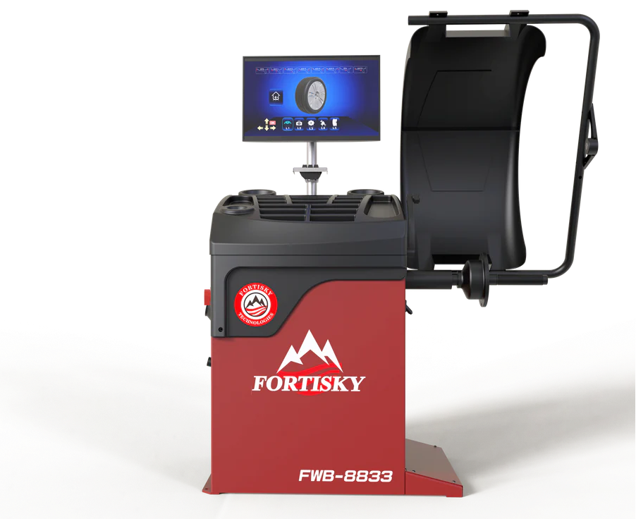 Fortisky 1660-8833 Tire Changer & Dynamic Display Screen Wheel Balancer Combo