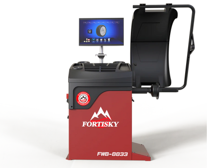 Fortisky 1660-8833 Tire Changer & Dynamic Display Screen Wheel Balancer Combo