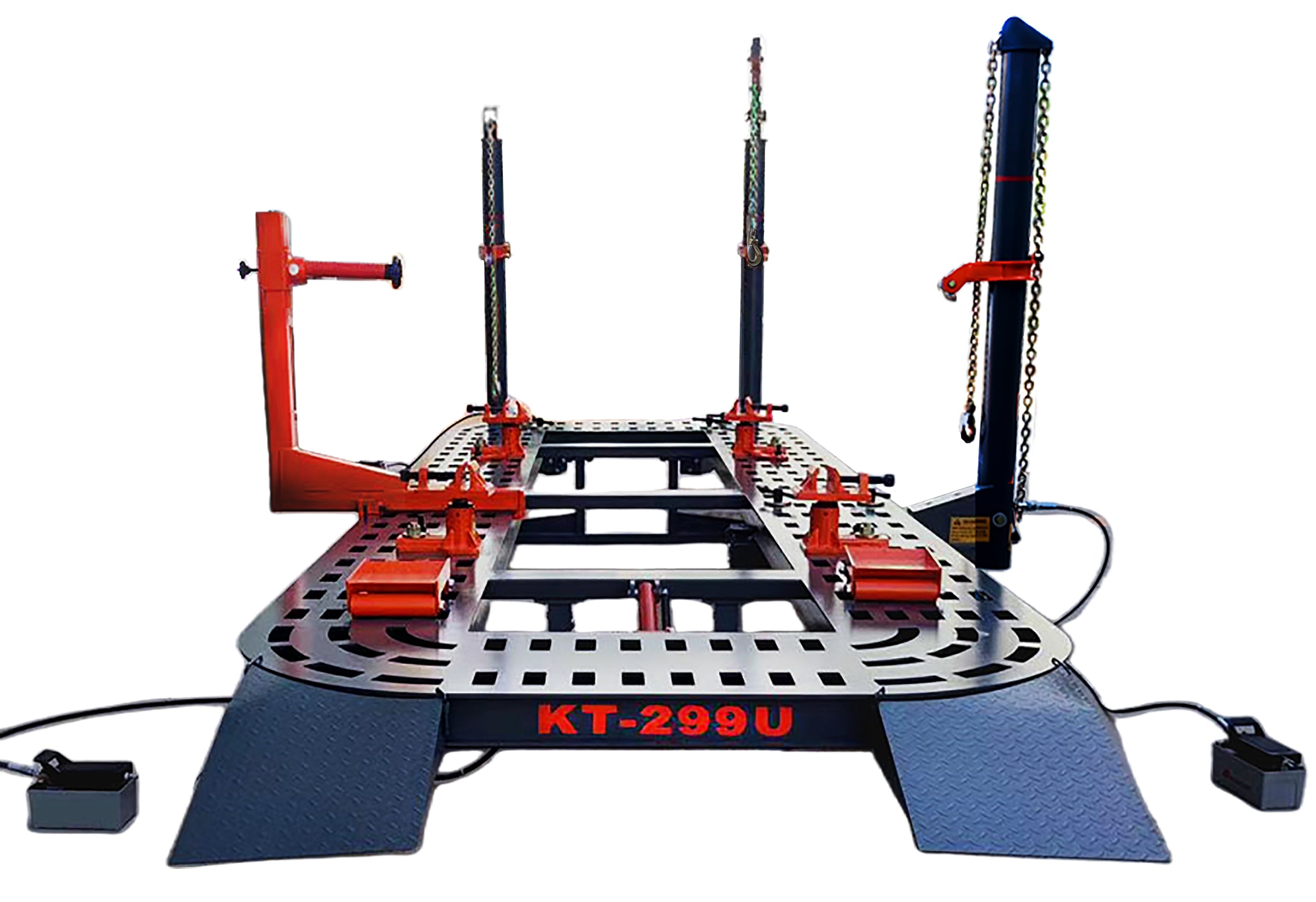 KATOOL KT-299U 20' Long Auto Body Frame Machine With 4 Towers – Turbo Lifts
