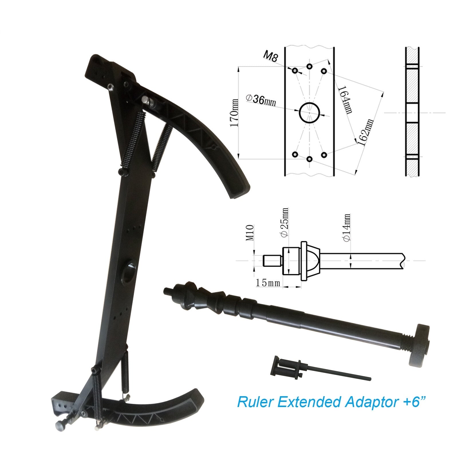 KATOOL KT-MC2 Motorcycle Adapter for Wheel Balancer specs