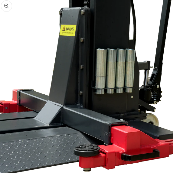 KATOOL KT-SPL700 3 Ton Single Post Lift pads and adapters
