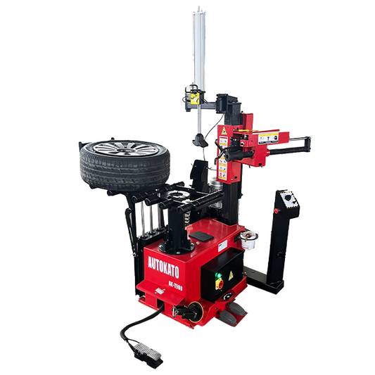 KATOOL KT-T900 Center Post Tire Changer that is lever less and has center coulumn
