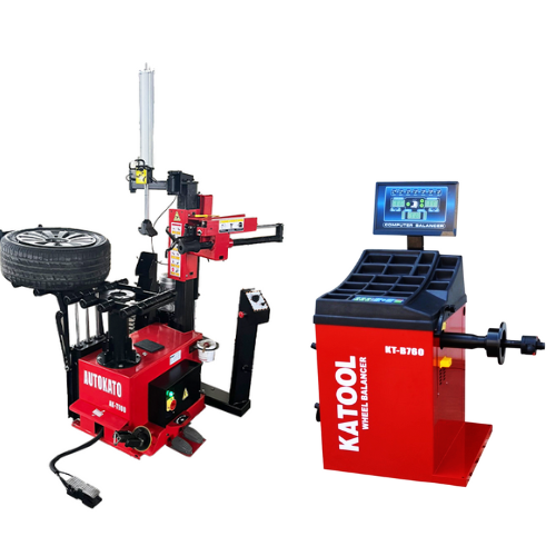 KATOOL KT-T900 & KT-B760 Tire Changer & Wheel Balancer Combo