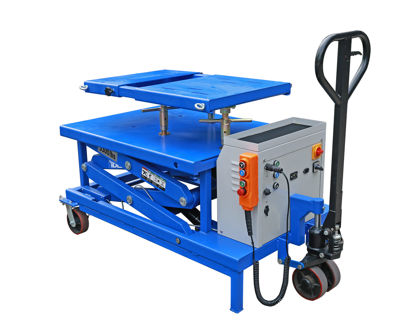 iDeal Lift Table Power Train / DC Battery Operated 3,300lb Capacity - LT-PT3300DC-X