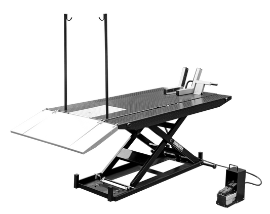 Tuxedo M-1500C-HR 1,500lb High Rise Motorcycle Lift - Black Or Blue