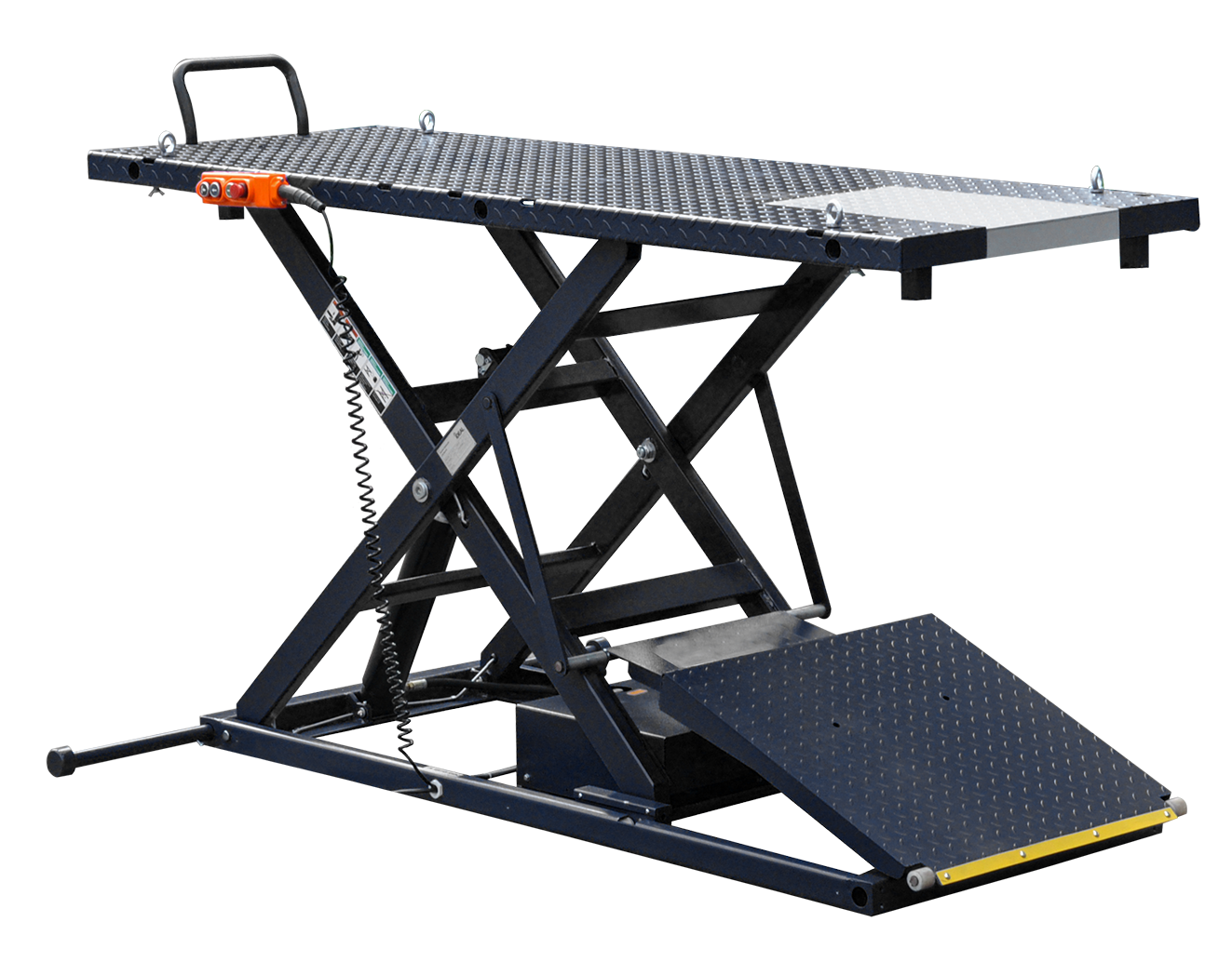 iDeal Elec-Hydra 2200lb High Rise Motorcycle Lift Bench -M-2200IEH-HR