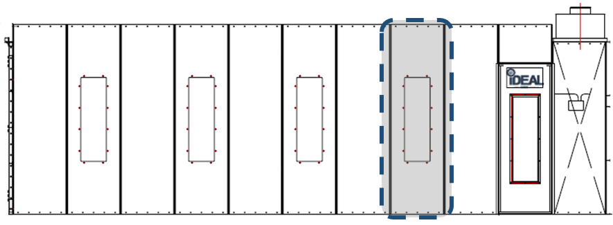 iDEAL Cross Flow Extension Kit (Solid Panel or Panel w/ Light)  - PSB-AFCF30SEPK-AK
