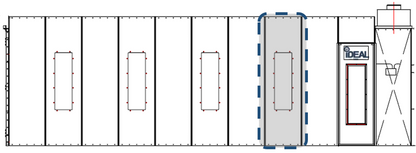 iDEAL Cross Flow Extension Kit (Solid Panel or Panel w/ Light)  - PSB-AFCF30SEPK-AK