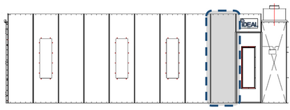iDEAL Cross Flow Extension Kit (Solid Panel or Panel w/ Light)  - PSB-AFCF30SEPK-AK