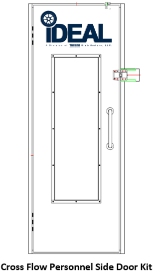 iDEAL Cross Flow Personnel Side Door Kit- PSB-AFCF-PSDK-AK