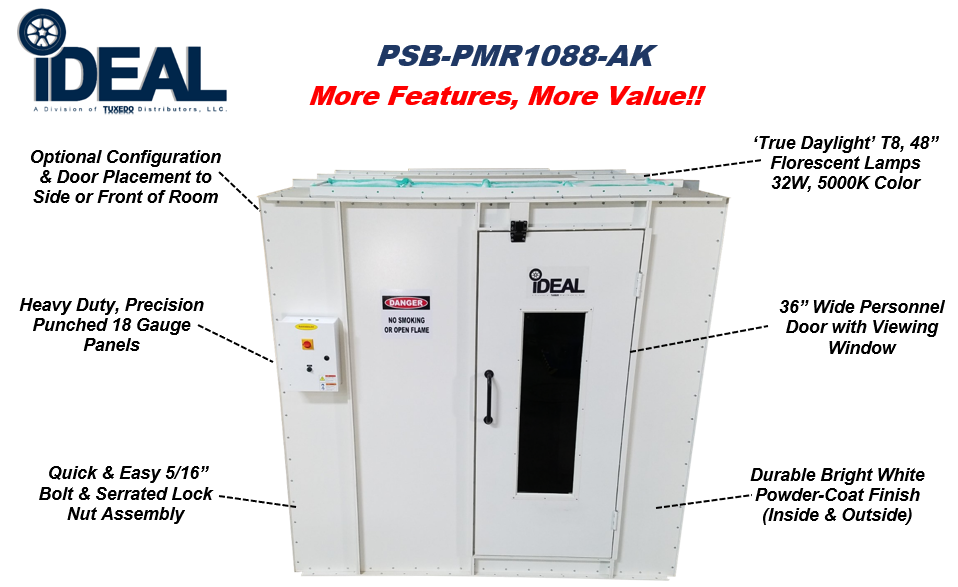 iDEAL Paint Mixing Room (Single Or Three Phase) - PSB-PMR1088-230V-AK