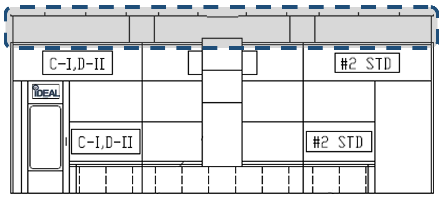 iDEAL PSB-SDD26B-PLENUM Canopy Plenum Kit for Side Down Paint Booth
