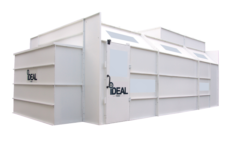 iDeal Semi Down Paint Booth - PSB-SEMIDD26B-AK