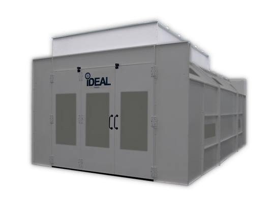 canopy plenum for ideal semi down paint booth