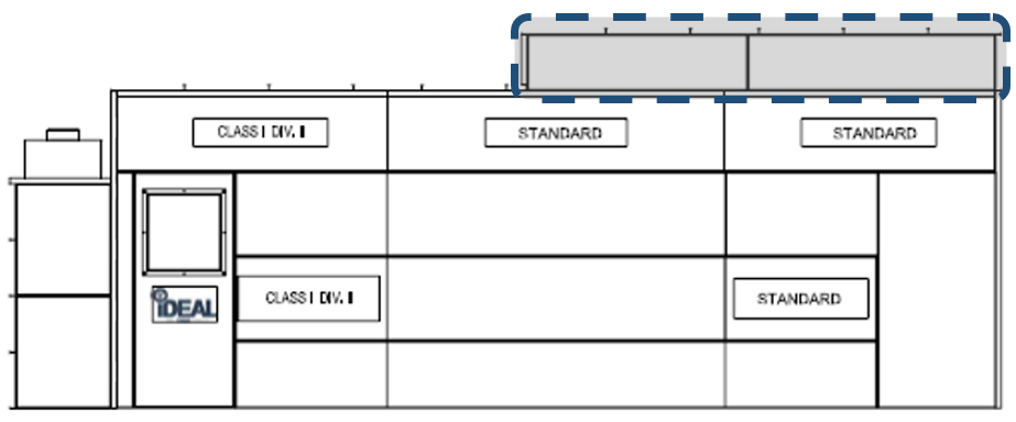 iDEAL PSB-SEMIDD26B-PLENUM Canopy Plenum Kit For Semi Down Paint Booth