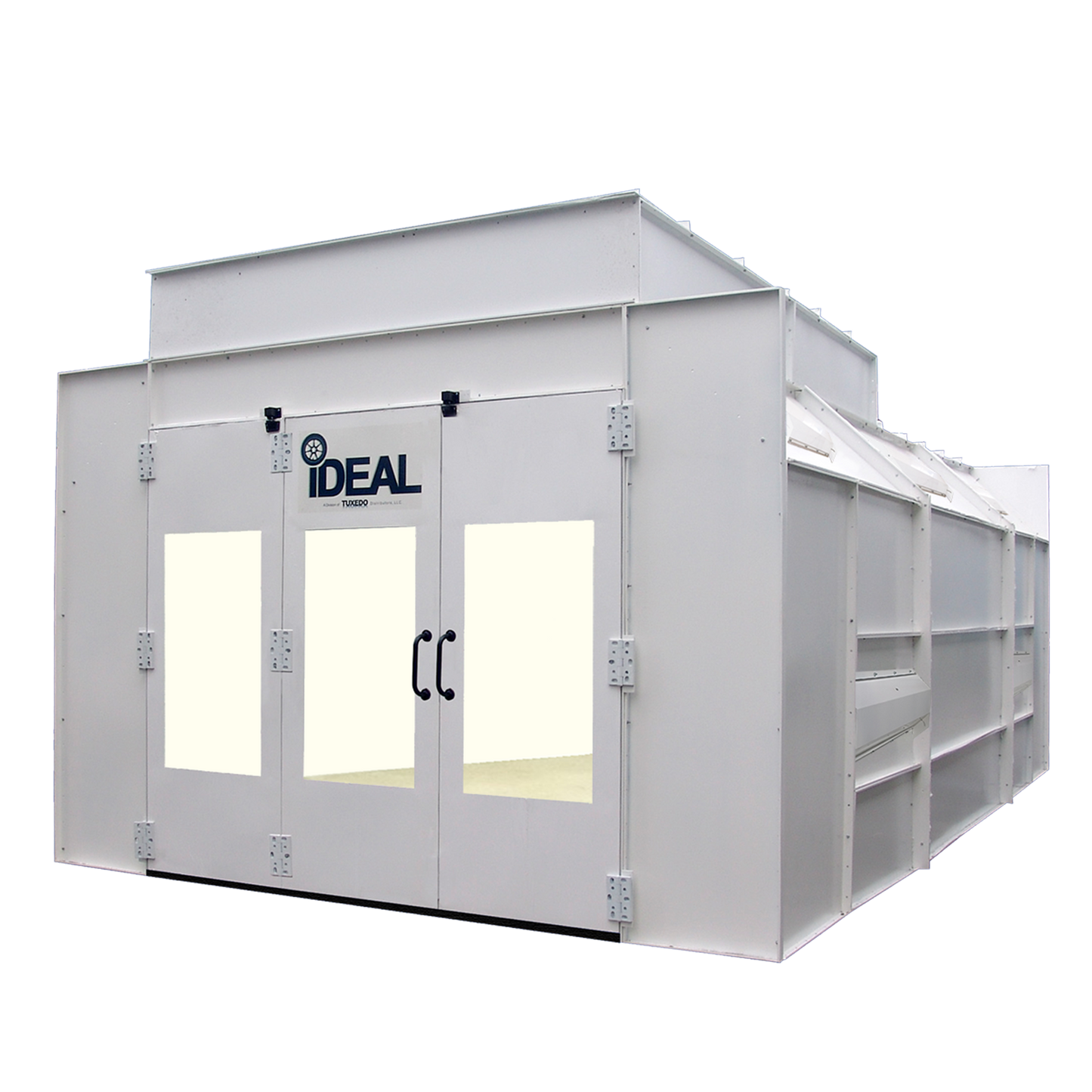 ideal semi down paint booth 