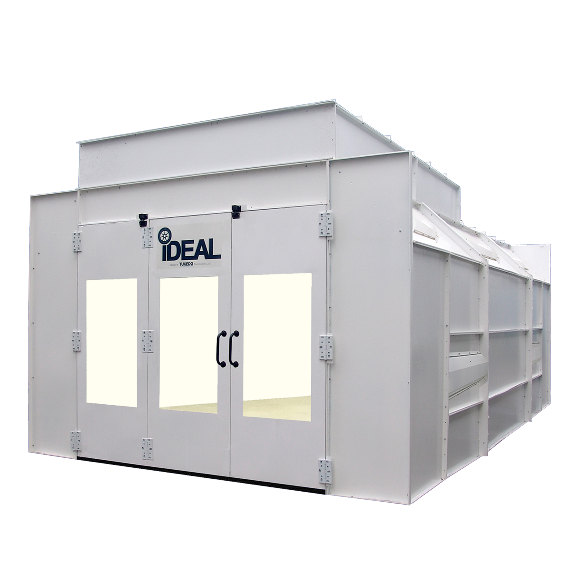 ideal semi down paint booth 