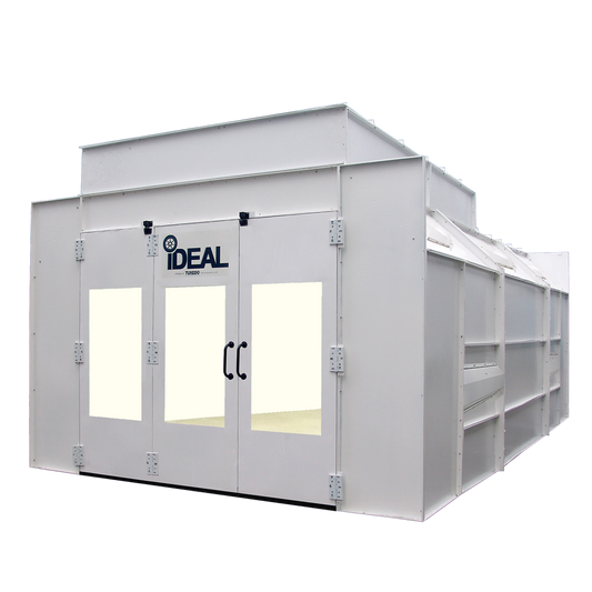 ideal semi down paint booth 