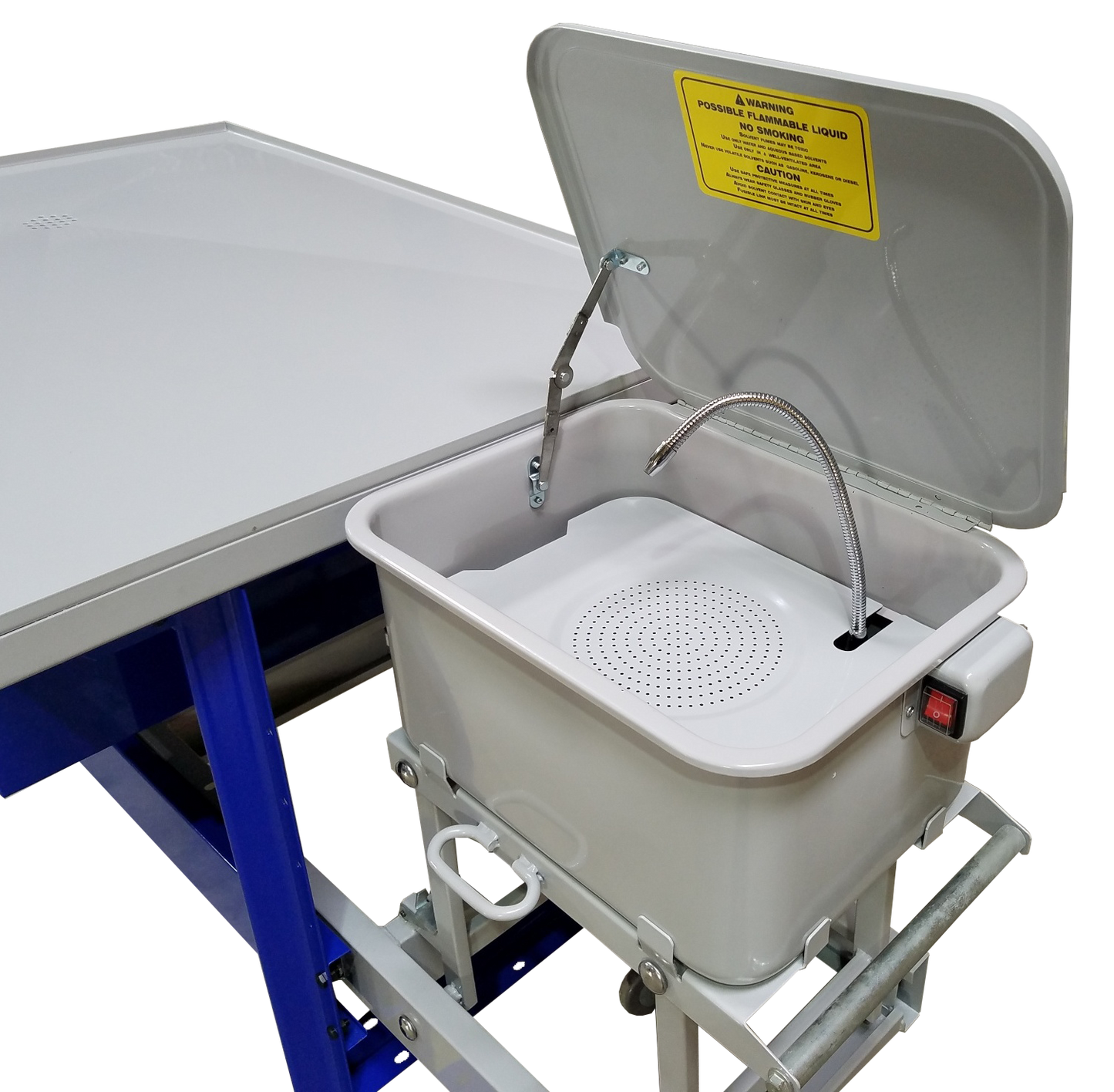 iDeal Tear Down Table & Parts Washers - PTDT-PW-1000 (Blue or Black)