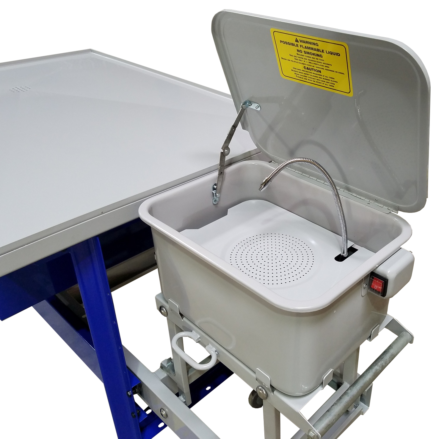 iDeal Tear Down Table & Parts Washers - PTDT-PW-1000 (Blue or Black)