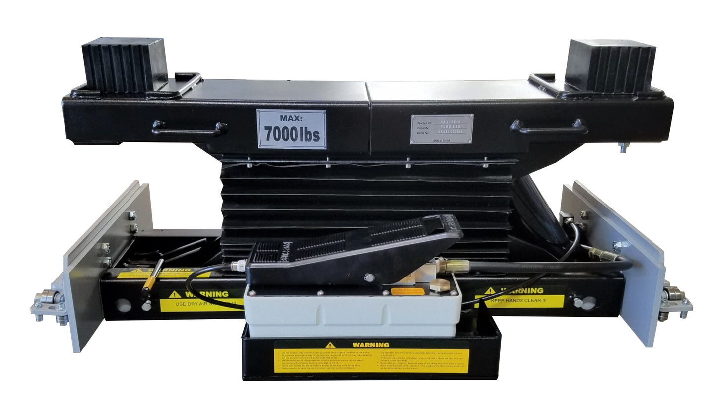 iDEAL RAJ-7K-H Rolling Air Jack 7,000lb Capacity - High Mount